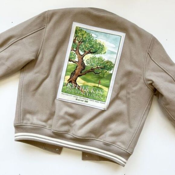 KITH x Taylormade Golf Tour Varsity Jacket - Large Wool Made In Italy Rare - Picture 10 of 12